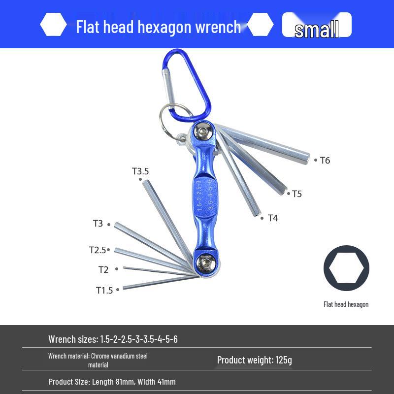 Folding Hex, Metric, and Torx Wrench & Screwdriver Set
