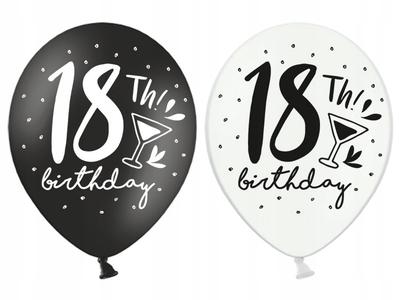 Balony 30Cm, 18Th! Birthday, Mix, 1 Szt.