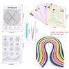 6pcs Quilling Strips Paper Quilling Kit 6 In 1 Set Complete Paper Quilling Set  Decoration Craft