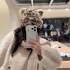 Autumn Winter Warm Cat Ears Beanie Cozy Stylish Windproof Hats Women's Cap For Daily Wear Trendy Fashion Accessories