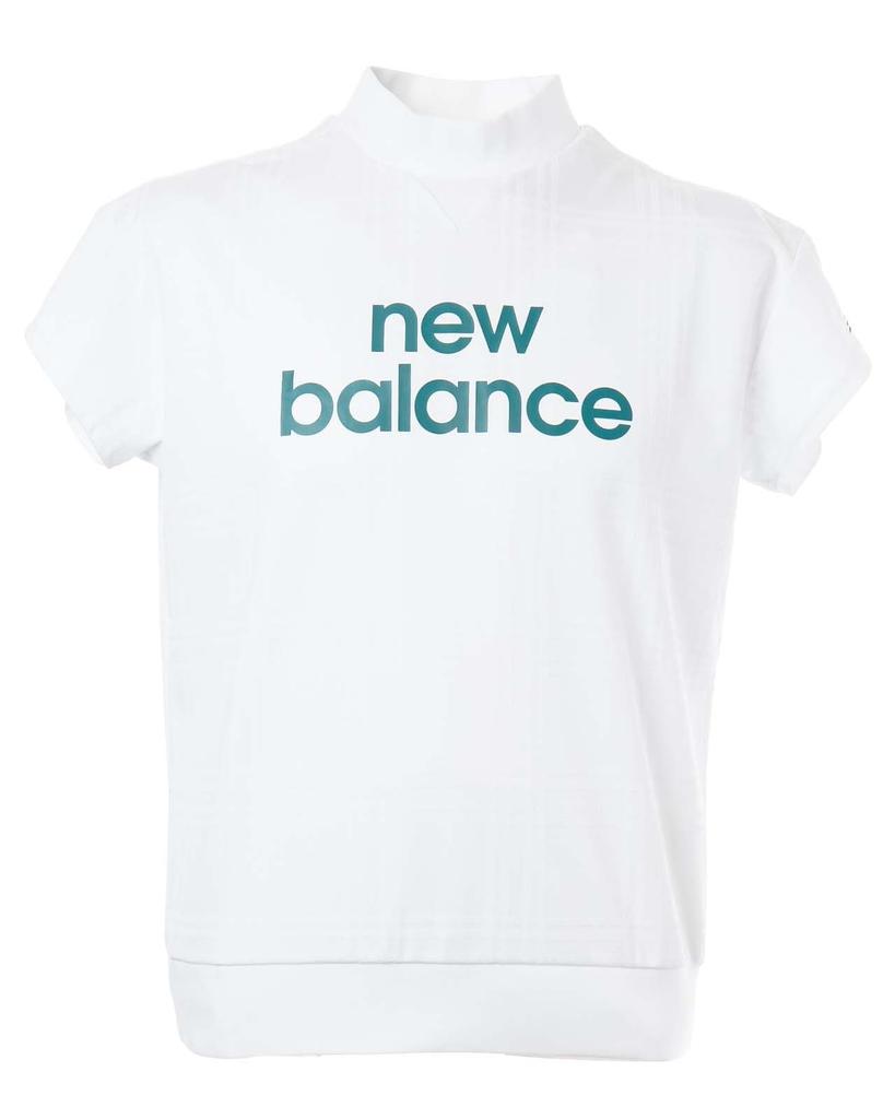 New Balance Short Sleeve Mock Neck Golf Shirt Quick 0 Women's (Moisture Wicking, Drying, Stretch) / 012-5166512 030_White [S]