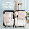 7pcs Cubes for Suitcases,Packing Cubes with Shoe Cosmetics Clothing Accessories Bags Packing Cubes for Travel Luggage Organizer