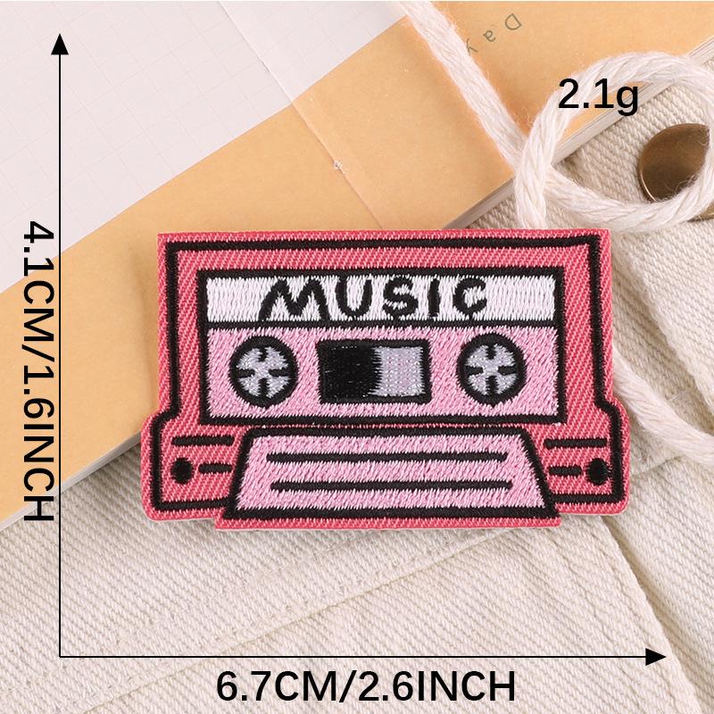 Original Embroidered Letter Badge Patch for Clothing Accessories