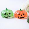 Slow Rebound Pumpkin Toys 1/4Pcs Halloween Stress Relief Toy, Smiling Head Squeeze Toy Clear Glitter Office Desk for Relieve Anxiety