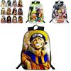Stylish Anime Naruto Book Bag With Durable Design And Adjustable Shoulder Straps