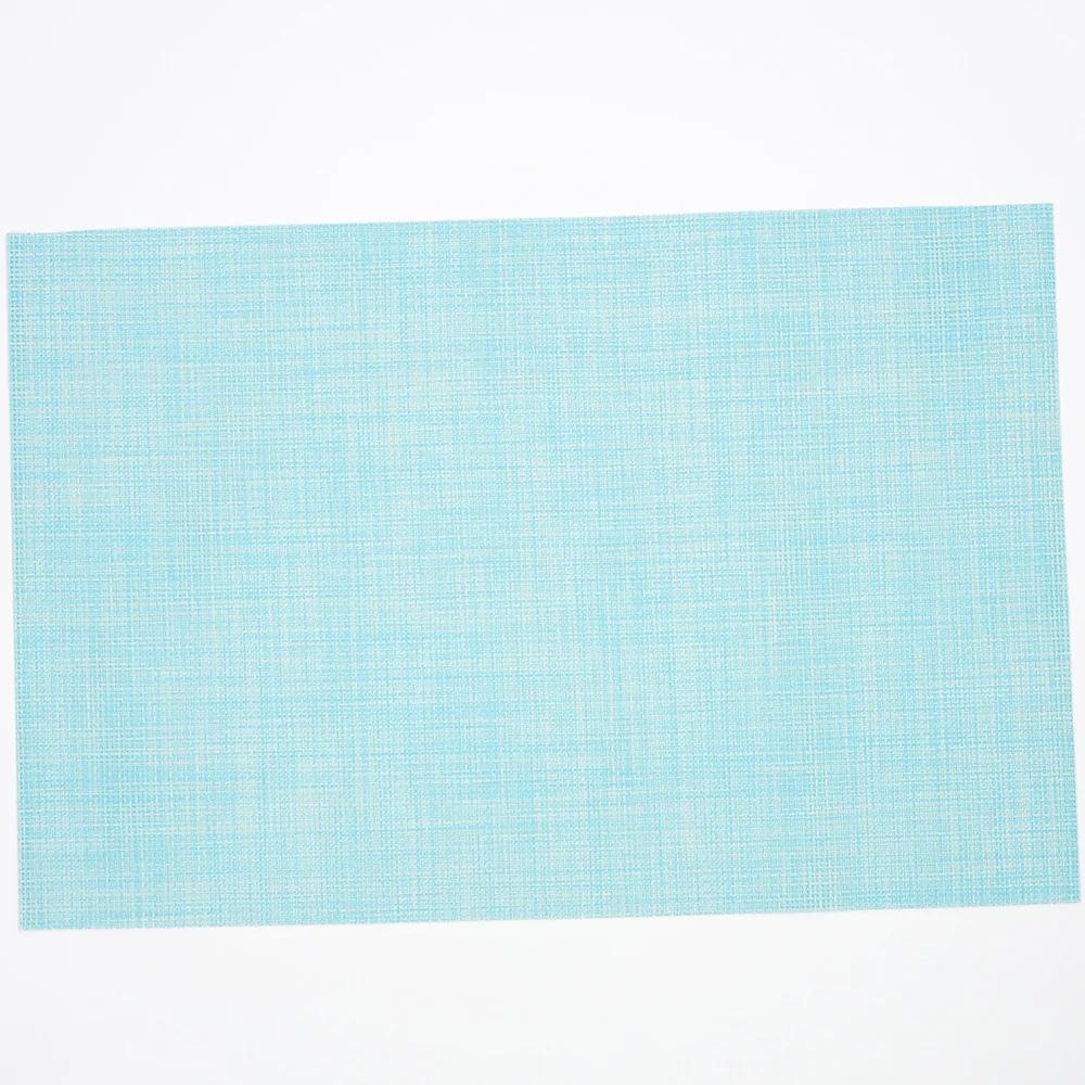 Woven PVC Placemats Heat Resistant Non-Slip Place mats for Dining Table Washable Durable Vinyl Table Mats