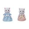 Sylvanian Families Doll Persian Cat Mother N-104 Girl (White) N-105 Set Purchase