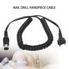 Easy Installation Disassembly Nail Drill Handpiece Cord  For Nail Drill Handpiece