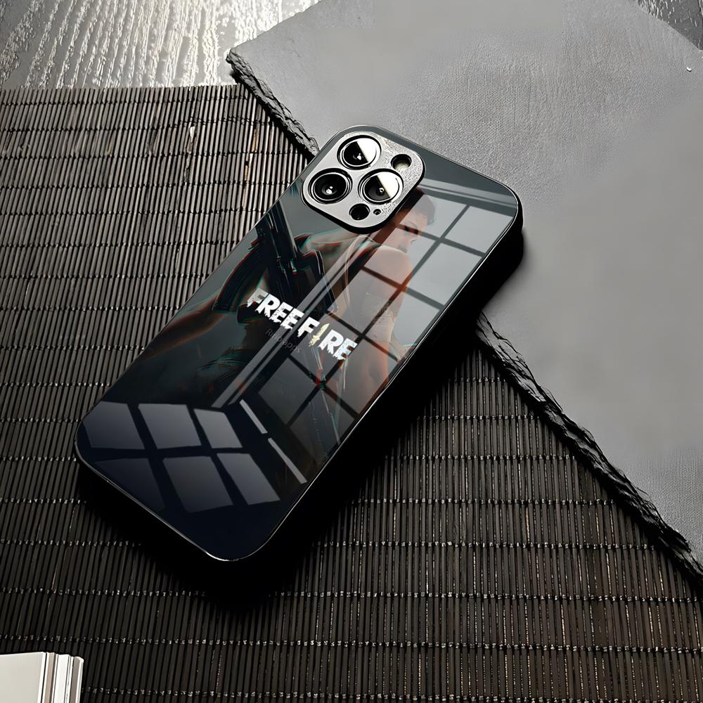 Free Fire Game Phone Case For Iphone 16 15 13 12 14 11 Pro Max Mini X Xr Xs 8 7 Birthday Present Puls 6 Glass Funda Cover