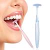 Soft Silicone Tongue Scraper Double Sided Tongue Cleaner Brush Oral Clean Hygiene Tool Bad Breath Health Care Tool