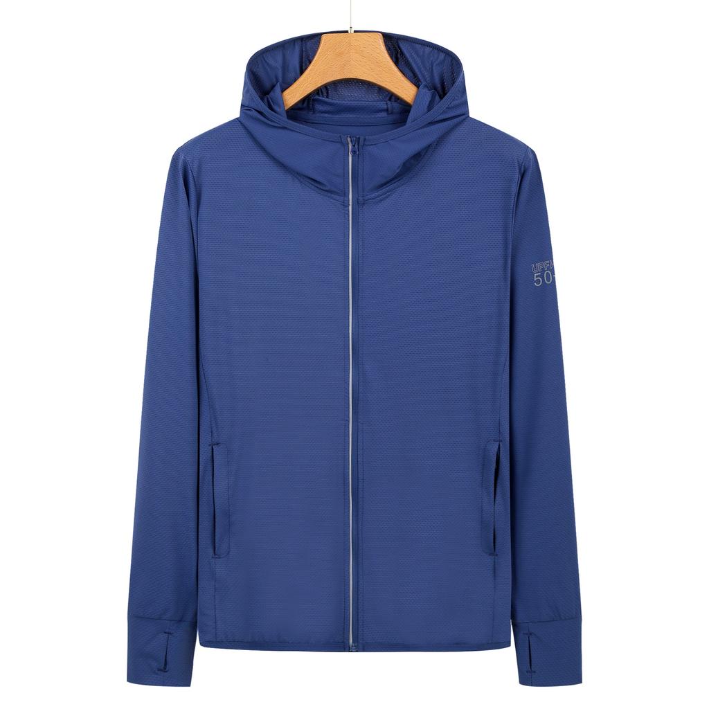 Sunscreen Clothing Women's Long-sleeved Anti-ultraviolet Summer Breathable Ice Silk Outdoor Men's Thin Sunscreen Clothing