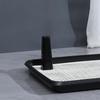 Dog Potty Tray with Raised Wall Paw-Dry Toilet Easy-to-Clean