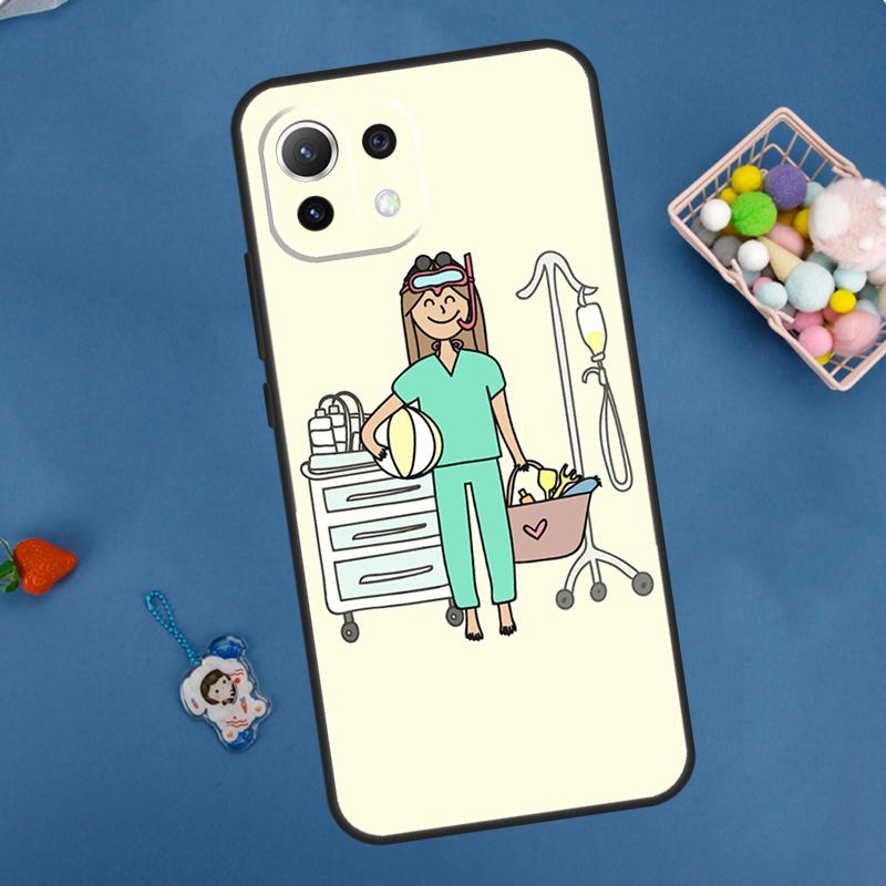 Nurse Doctor Dentist Case For Xiaomi 13 14 15 Ultra 11T 12T 13T 14T Pro POCO X7 Pro X3 X5 X6 M6 F5 F6 Pro Cover