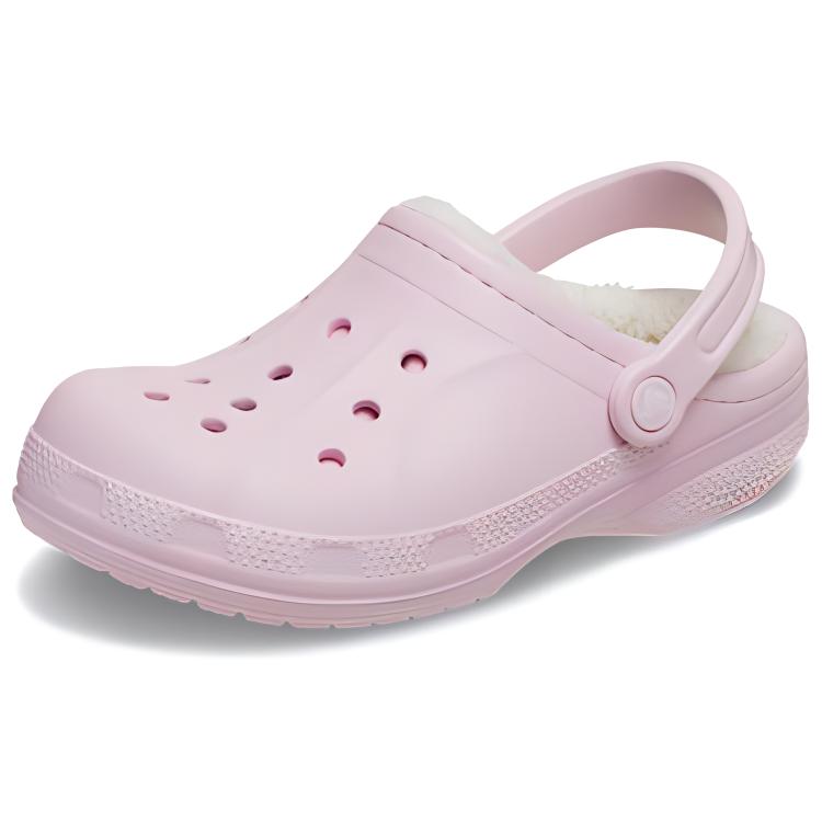 Crocs Laren Stylish and Comfortable Hole Shoes Unisex Pink