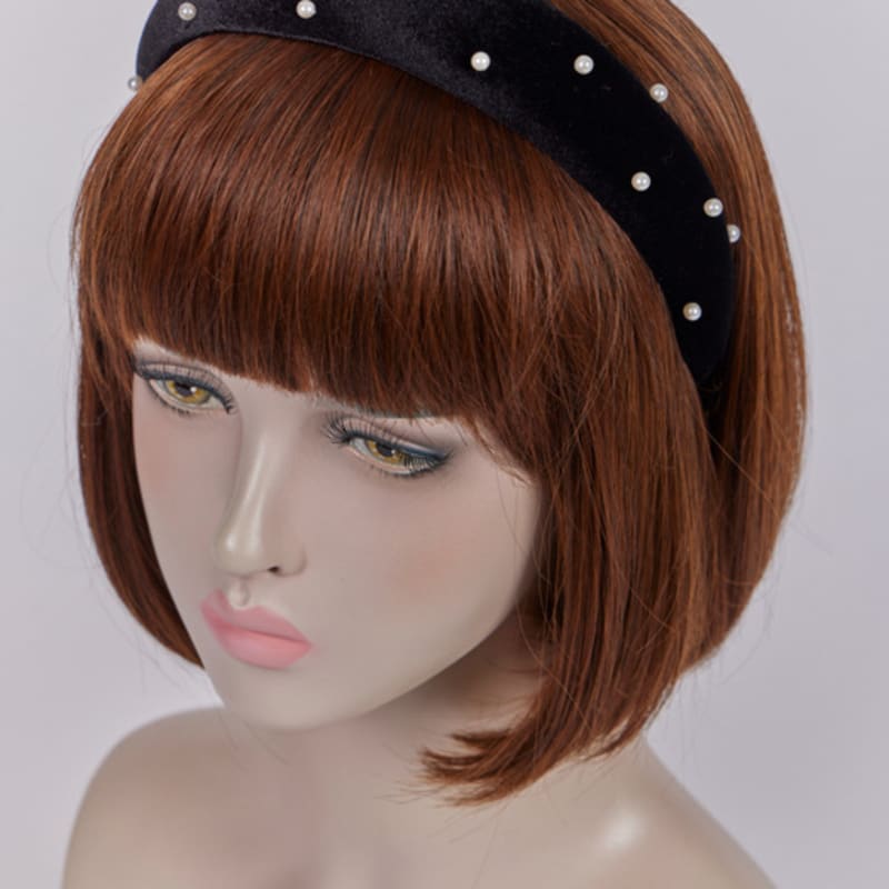 LALA Pearl Velvet Hairband