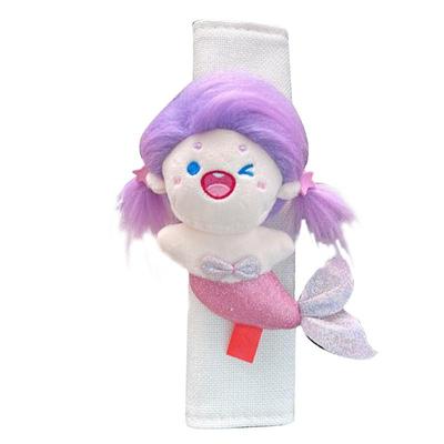 Seat Belt Pads Mermaid Seat Belt Shoulder Strap Pad Comfortable Seatbelt Covers For Kids Adults Soft School Bag Strap Covers Car