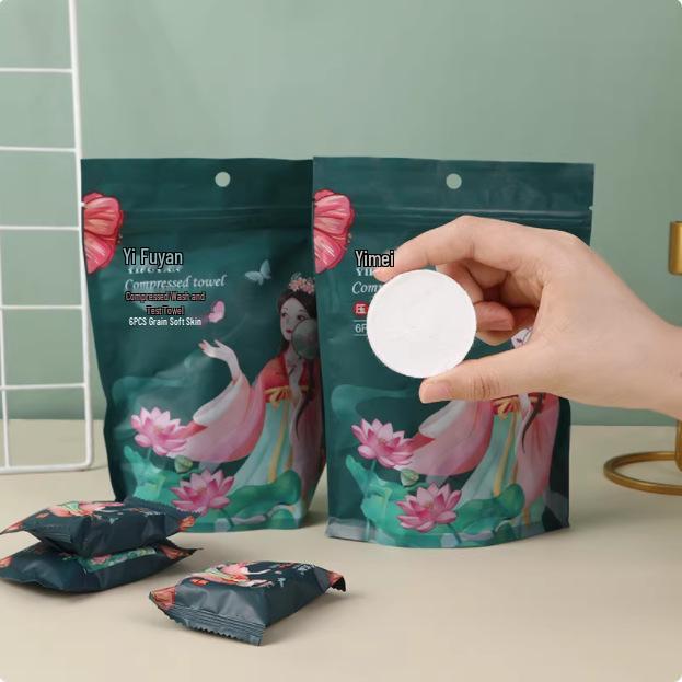 Extra Large Compressed Disposable Face Towel - Thick Multi-Cotton for Travel, Hotel, and Business Trip