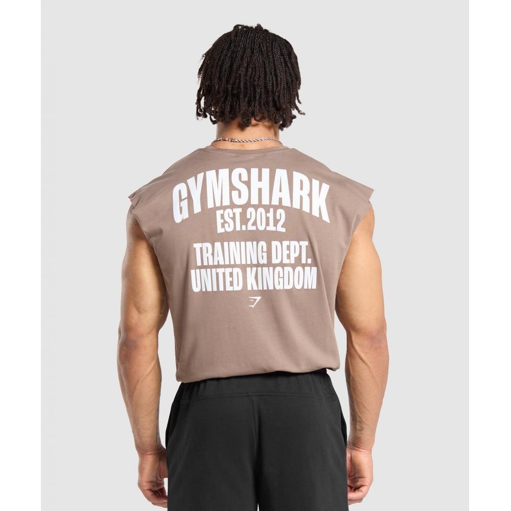 

Учебный отдел GYMSHARK. UK Cut Off Tank Мокко Лиловый A6A6O NCCX XS