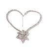 New Design Sense, Wind Flower Shape Alloy Necklace Fashion Niche Design Metal Sense Women's Necklace