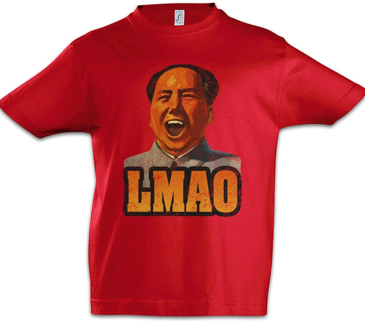LMAO Kids Boys T-Shirt Mao Fun Communism Zedong Socialism Communist- 100