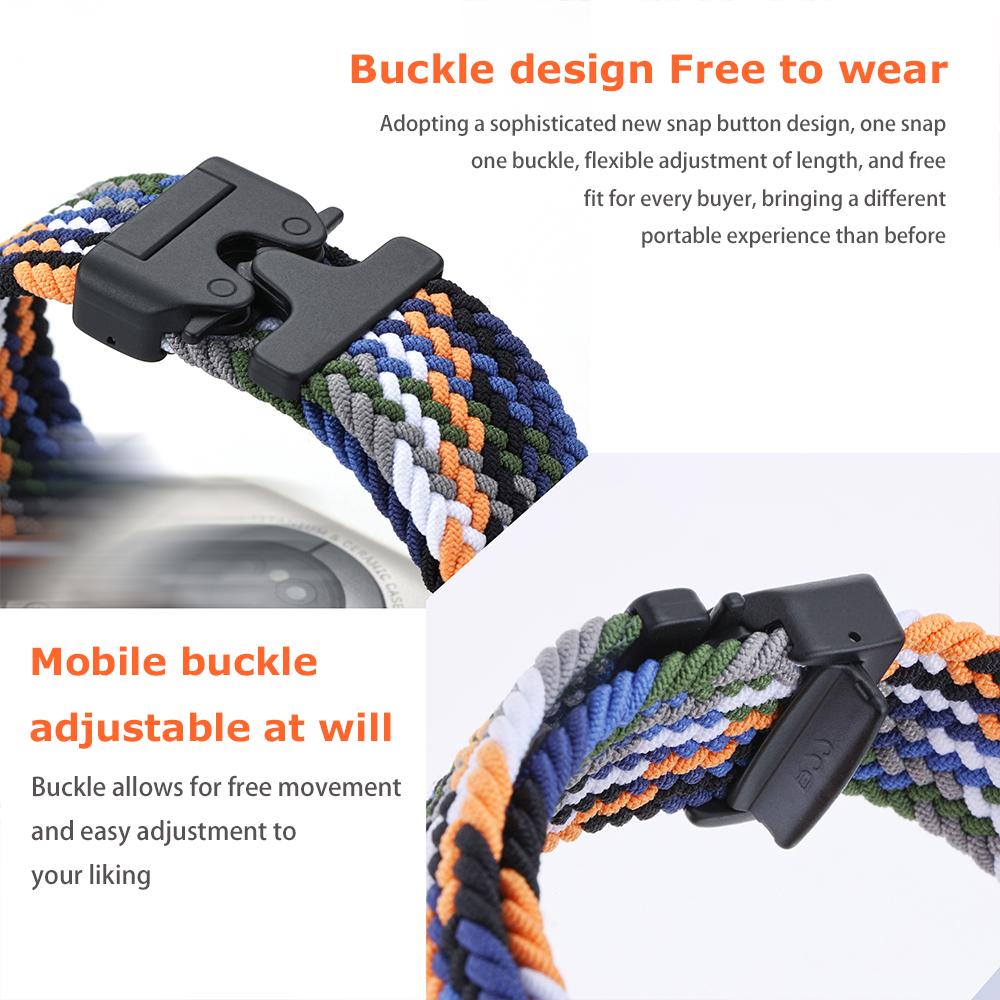20mm 22mm Parachute Buckle Nylon Strap For Garmin Vivoactive 6 5 Band For Garmin Forerunner 570 165 245 255 Smartwatch Wristband