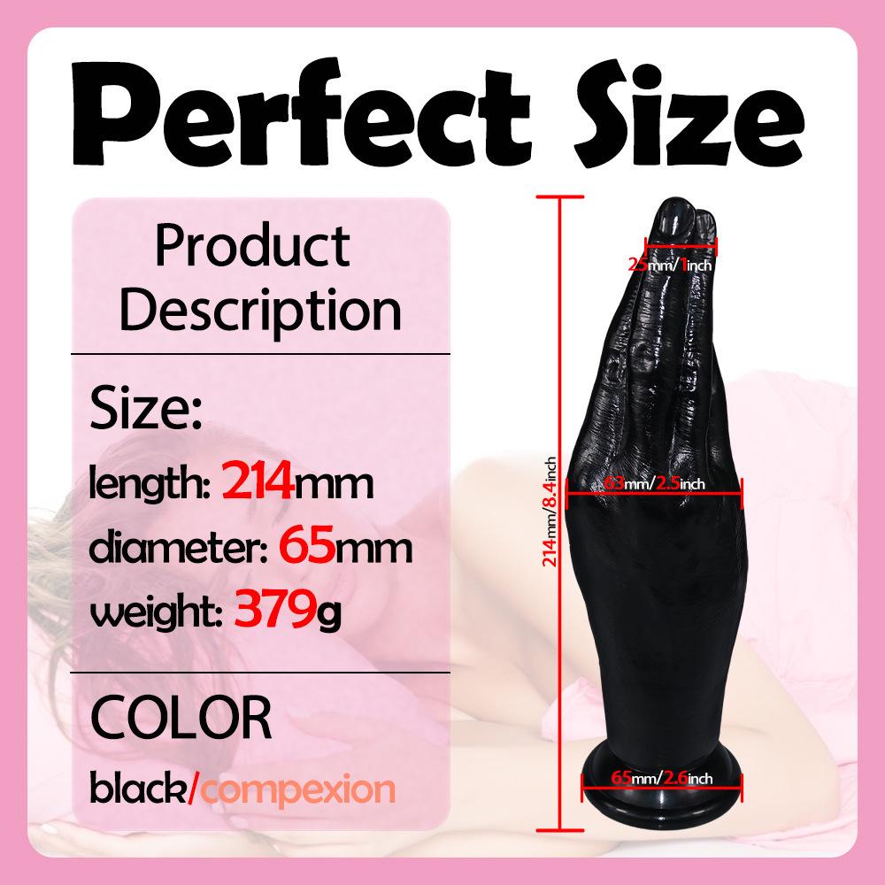 Finger Fist PVC Anal Plug: Large-Scale Simulation Arm Dilator for Adults