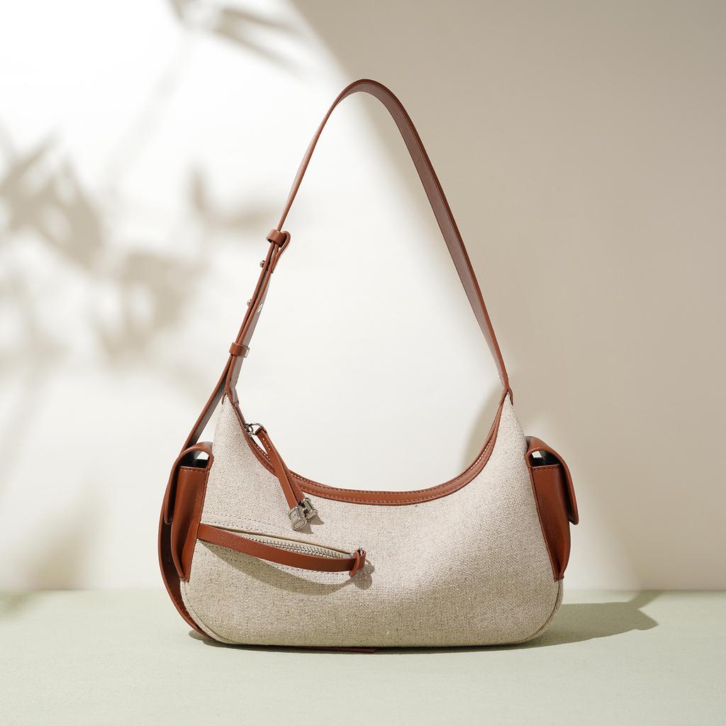New Shoulder Bag Casual Simple Messenger Bag Women's Niche Design Large-capacity Handbag