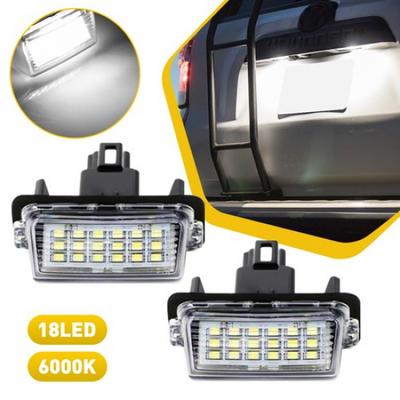 PURE SMD LED WHITE License Plate Light Lamp Fit Toyota Avalon Camry Highlander