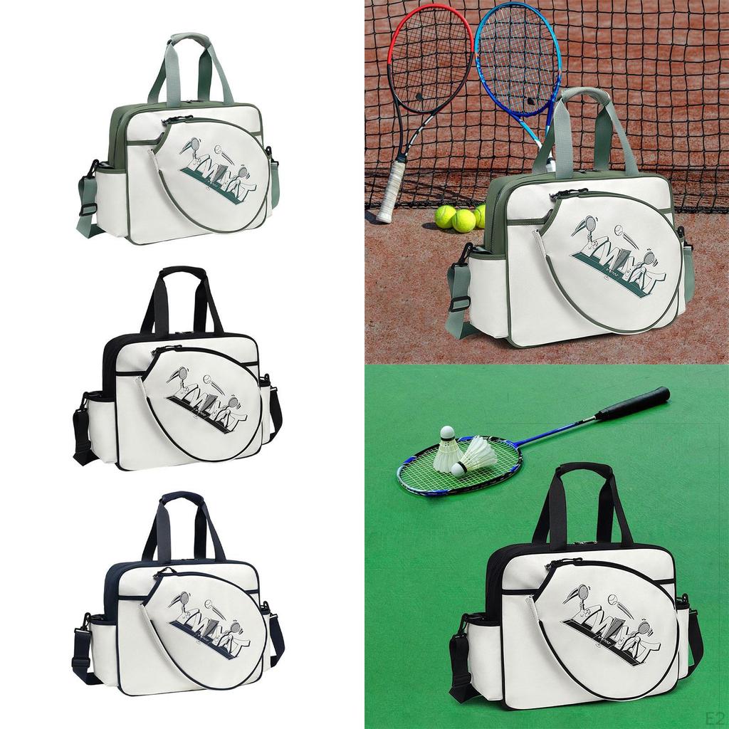 Tennis Bag Badminton Lightweight Carrying Storage Portable Professional Practical Large Capacity