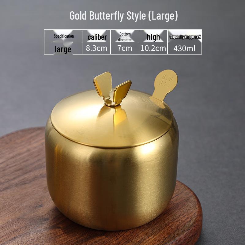 777 Commercial 304 Stainless Steel Seasoning Jars with Spoon