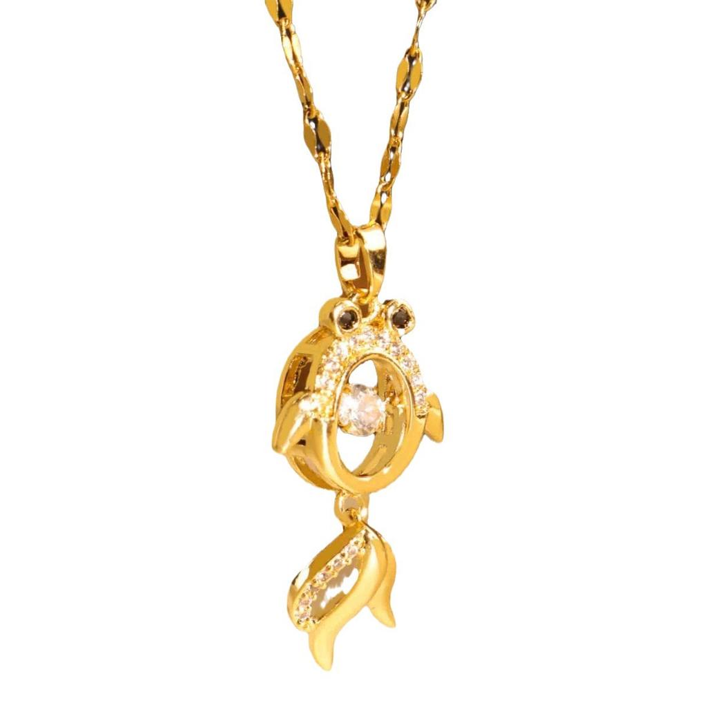 Necklace Does Not Fade Women's Summer Smart Love Versatile Necklace Women's High-end Titanium Steel Accessories