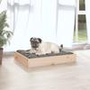 Hundebett 61,5 x 49 x 9 cm Massivholz Kiefer