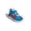 Adidas Originals Retropy F2 CF EL Velcro Sports Casual Non-Slip Wear-Resistant Lightweight Low-Top Walking Shoes Baby Shoes Blue Red GX9217