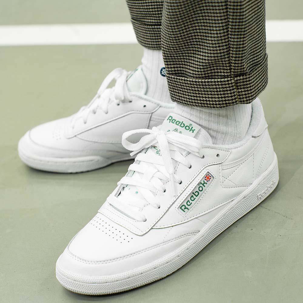 Women's White Reebok Club C Sports Shoes (CN0905)