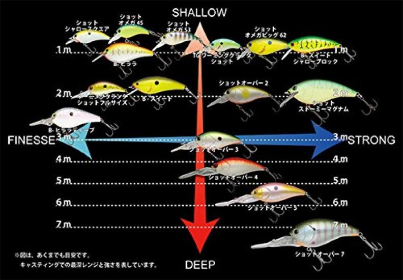 Nories Crankbait Shot Stormy Magnum 102mm 46g Chartreuse Shad #239