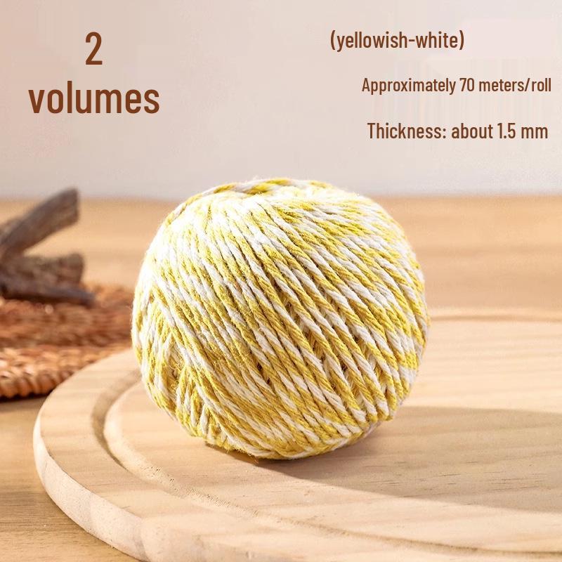 

Пищевой хлопковый шпагат для связывания цзунцзы, крабов, бекона, колбас и многого другого 50g*1.5mm