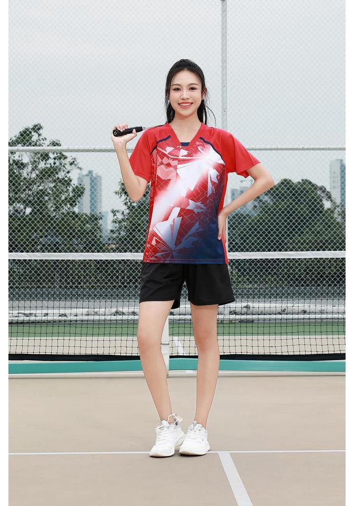Unisex Quick-Dry Badminton & Tennis Training Shirt Set