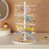 Shape Earring Holder Stand Rings Home Rack Detachable Jewelry Display Rack Rotating Necklace Shelf
