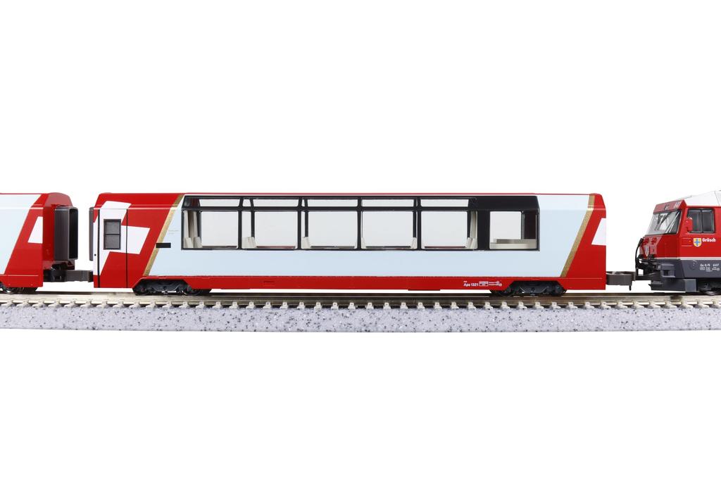 KATO N Gauge Glacier Express Alps Basic Set (3-Car Set) Model No. 10-2026