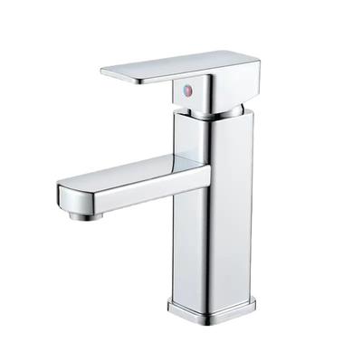 High Quality Countertop Mount Bathroom Faucet Anti-Leakage Rust-proof Sink Faucet Sink Tap Square Lavatory Faucet Powder Room