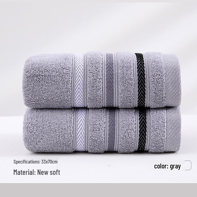 18s Pure Cotton Super Soft Face Towel - Thick, Water-Absorbent Gift Souvenir