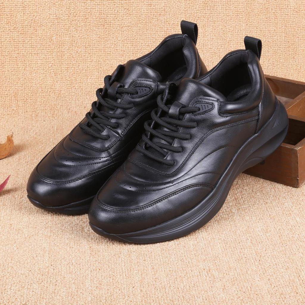 Herren Echtleder Freizeitsneaker - Atmungsaktiv, Sport Outdoor, Oberste Schicht Rindsleder