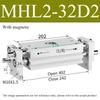MHL1 Double Acting Pneumatic Gripper Replacement T Type Parallel Style Air Gripper Cylinder 11D/16D/11D/11D/11D/11D/11D1/16D1