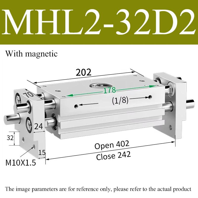 MHL1 Double Acting Pneumatic Gripper Replacement T Type Parallel Style Air Gripper Cylinder 11D/16D/11D/11D/11D/11D/11D1/16D1