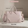 Commuter Hand-held Briefcase with Large Capacity and Single-shoulder Crossbody Tote Bag