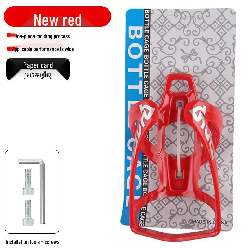 Plastic Bicycle Water Bottle Cage for Road & Mountain Bikes - Cycling Cup Holder & Gear Accessories