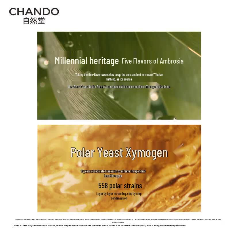 CHANDO Sensitive Scalp Care Moisturizing Shampoo & Conditioner Set