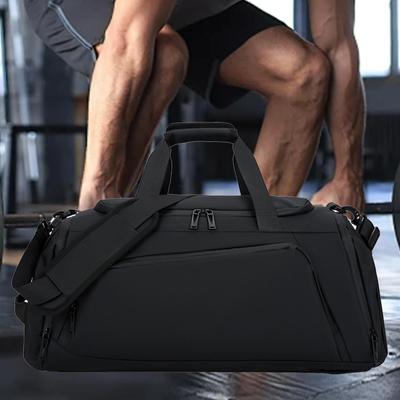Travel Duffle Bag Gym Duffel Adjustable Shoulder Strap Business Trip with Trolley Sleeve