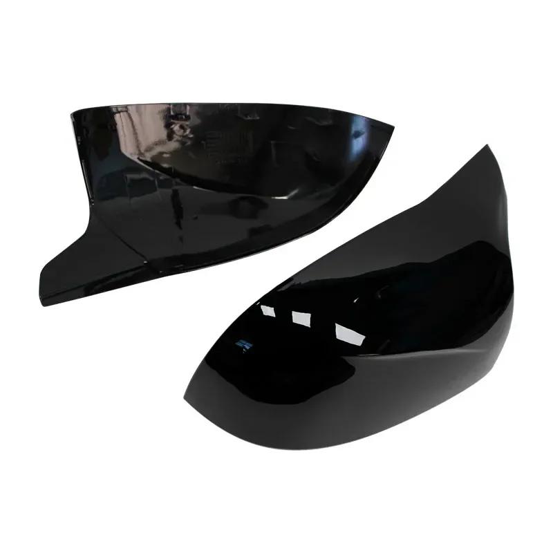 2 Pieces Rearview Mirror Cover Caps Carbon Black for BMW F25 X3 F26 X4 F15 X5 F16 X6 2014-2018