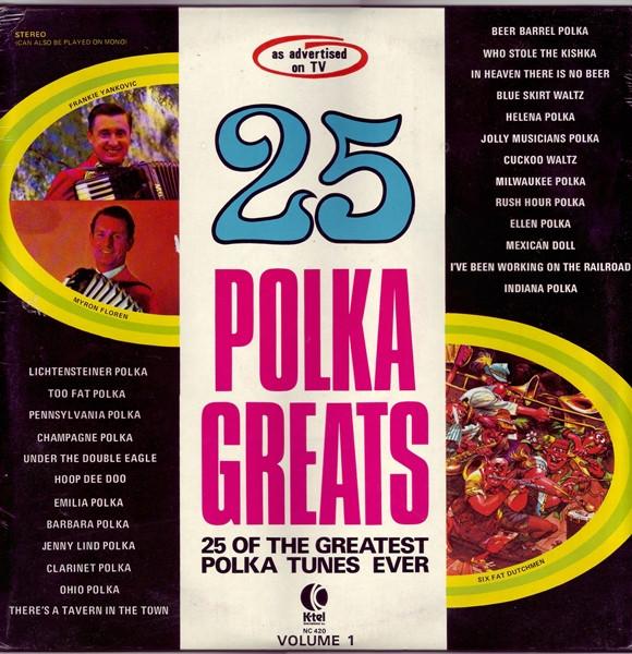 

LP Record VARIOUS - 25 Polka Greats Volume 1 NC420 K-TEL 1971 US Country/Folk Used